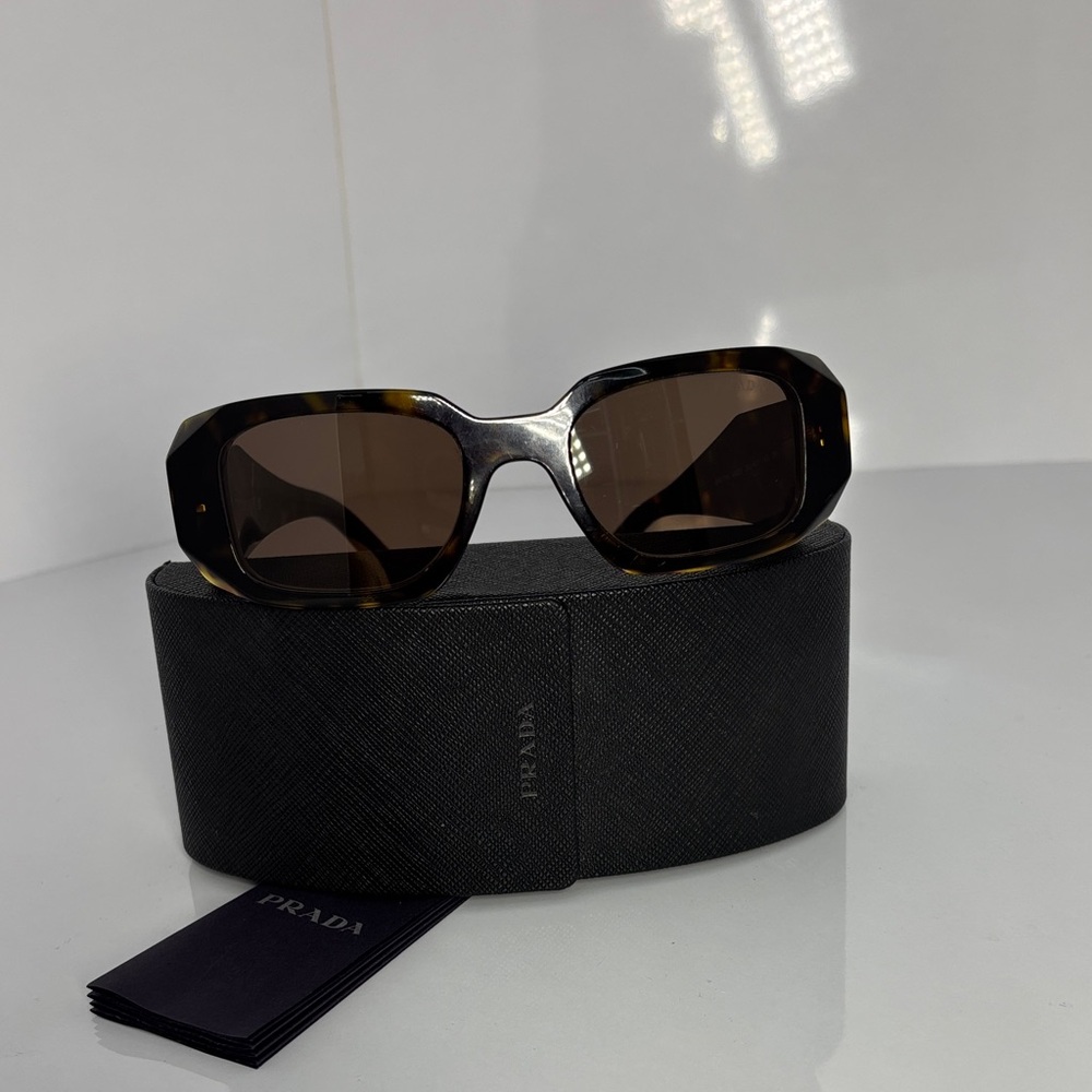 Prada Brown Tortoise Sunglasses AUTHENTIC